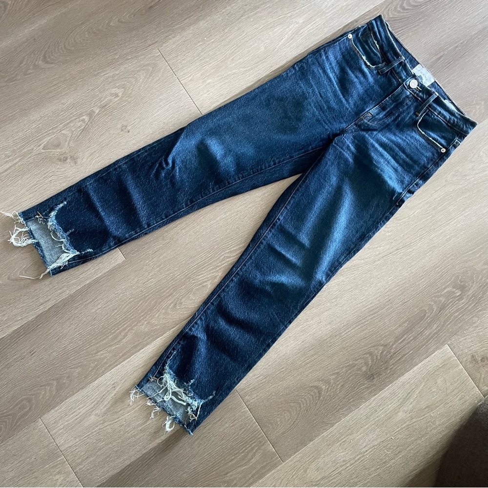 Frame Denim Le High Straight Crop
